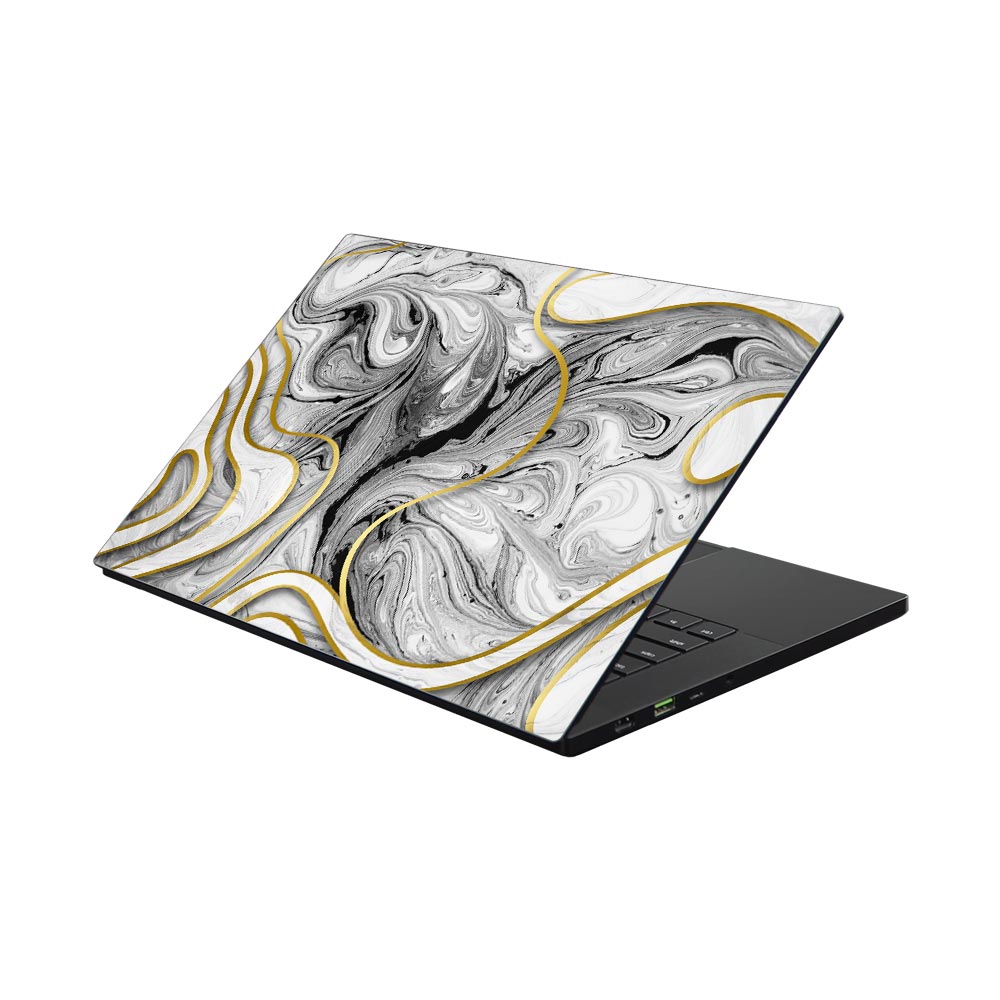 Acrylic Marble Swirl Razer Blade 14 2021 Skin