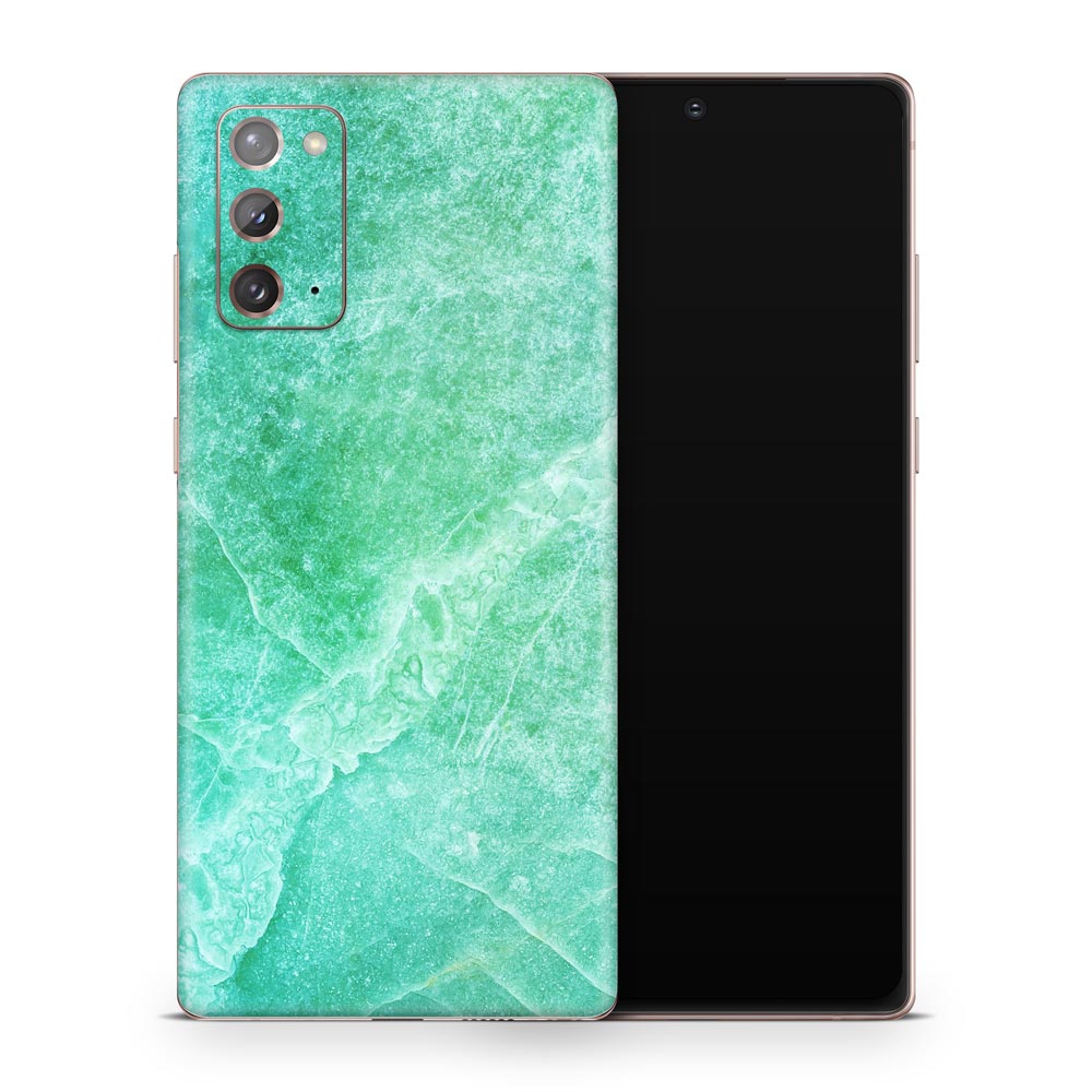 Aqua Marble Galaxy Note 20 Skin