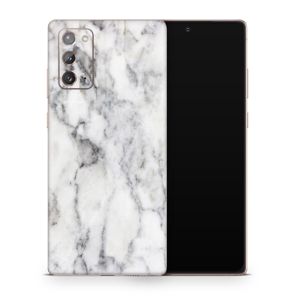 Classic White Marble Galaxy Note 20 Skin