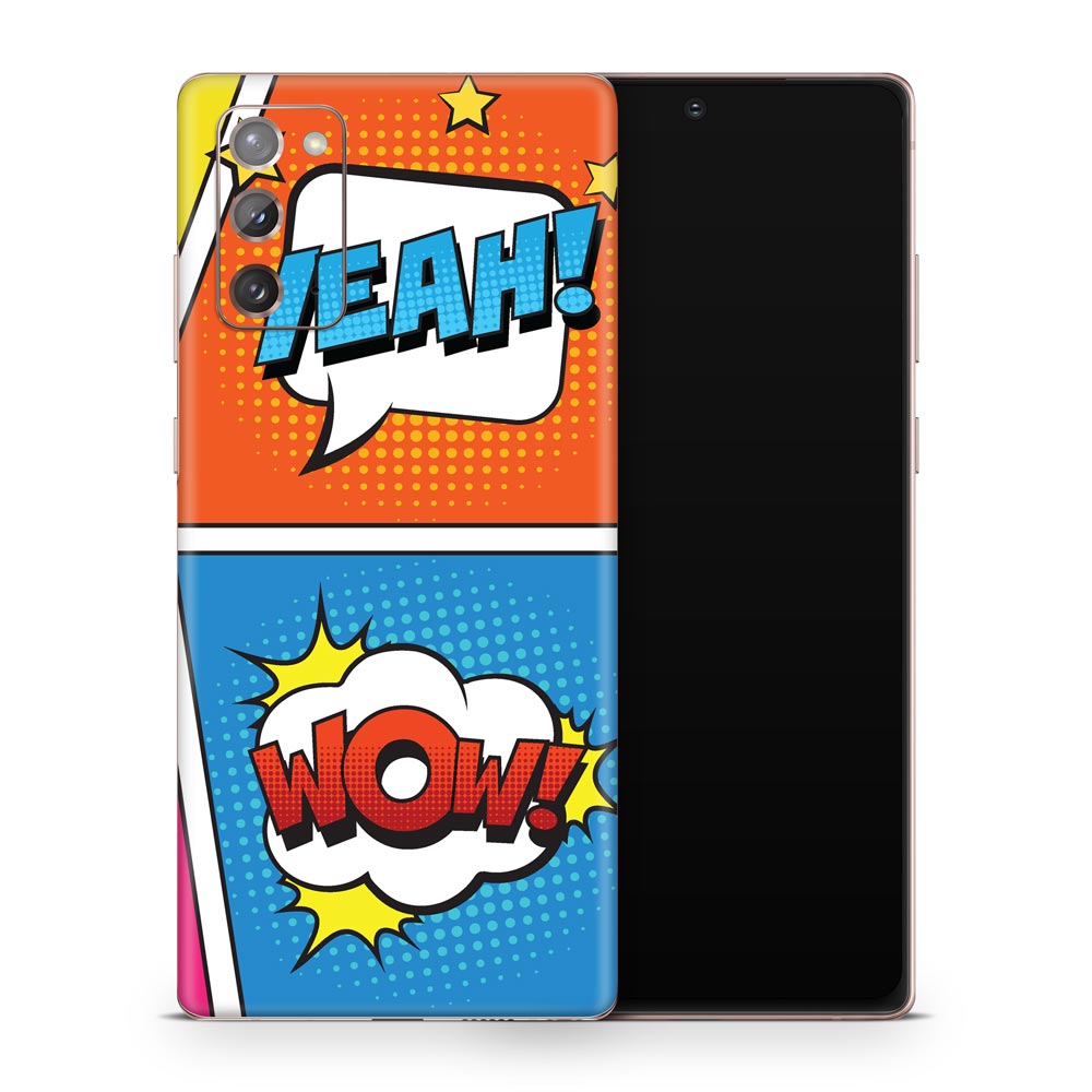 Pop Art WOW Galaxy Note 20 Skin