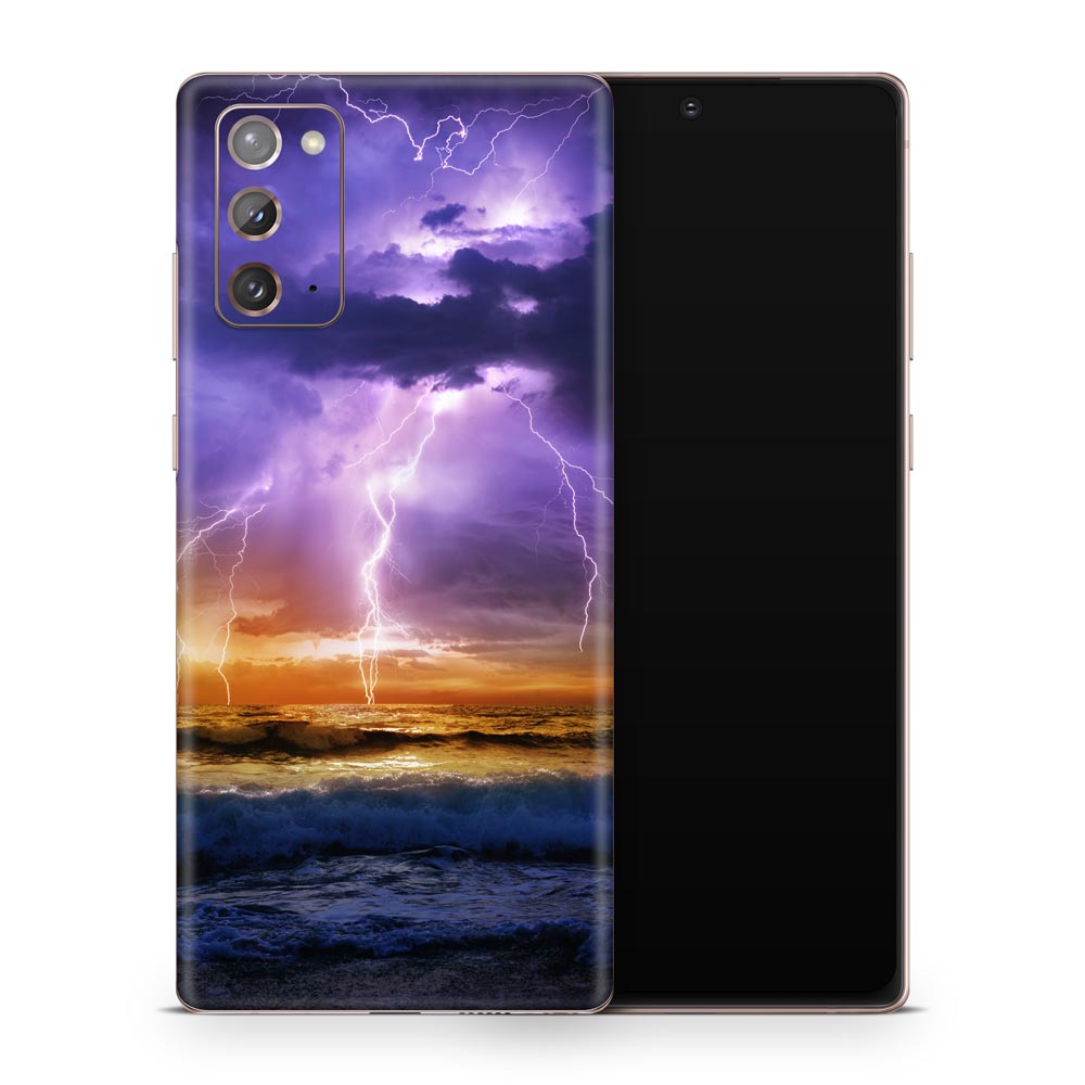 Purple Ocean Storm Galaxy Note 20 Skin