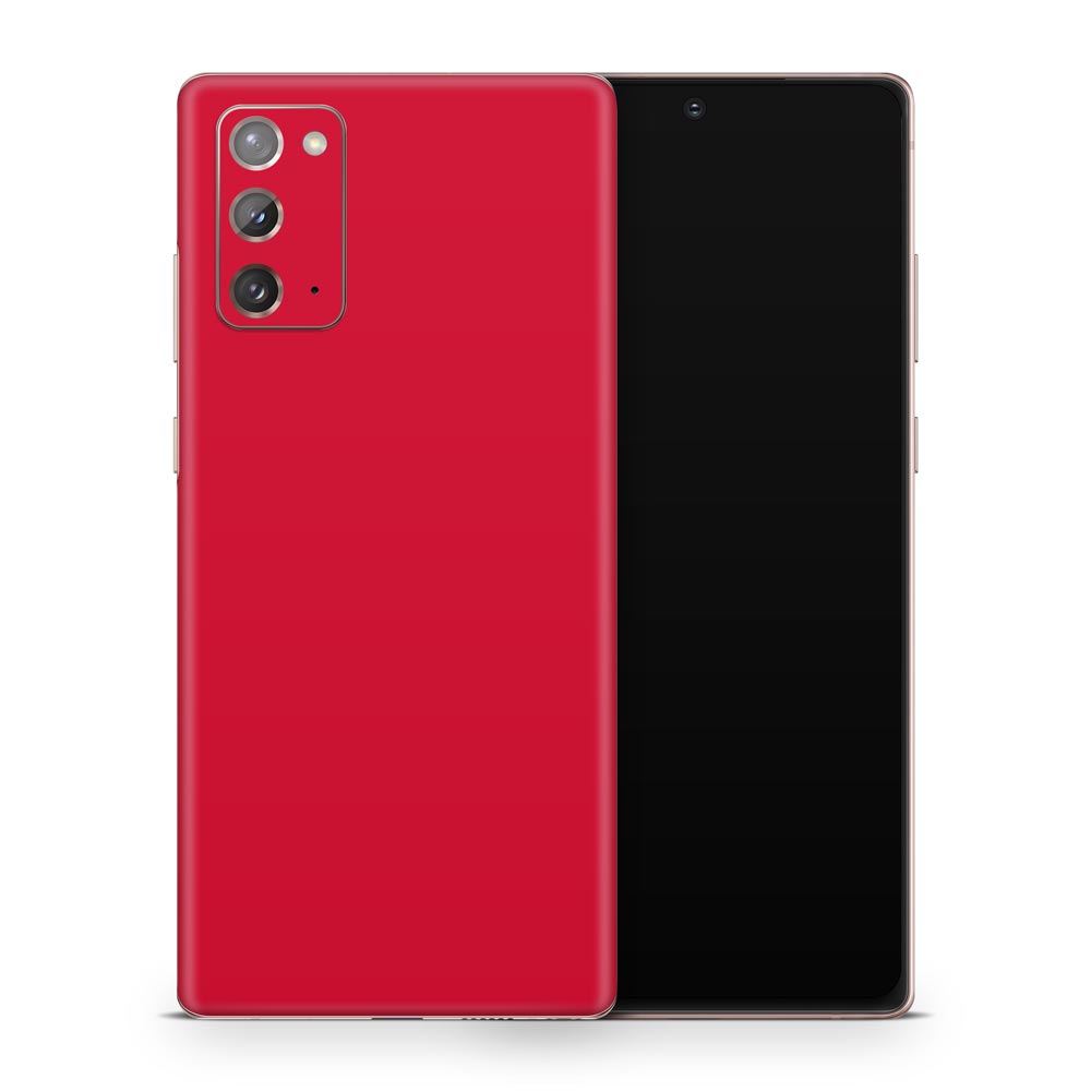 Red Galaxy Note 20 Skin