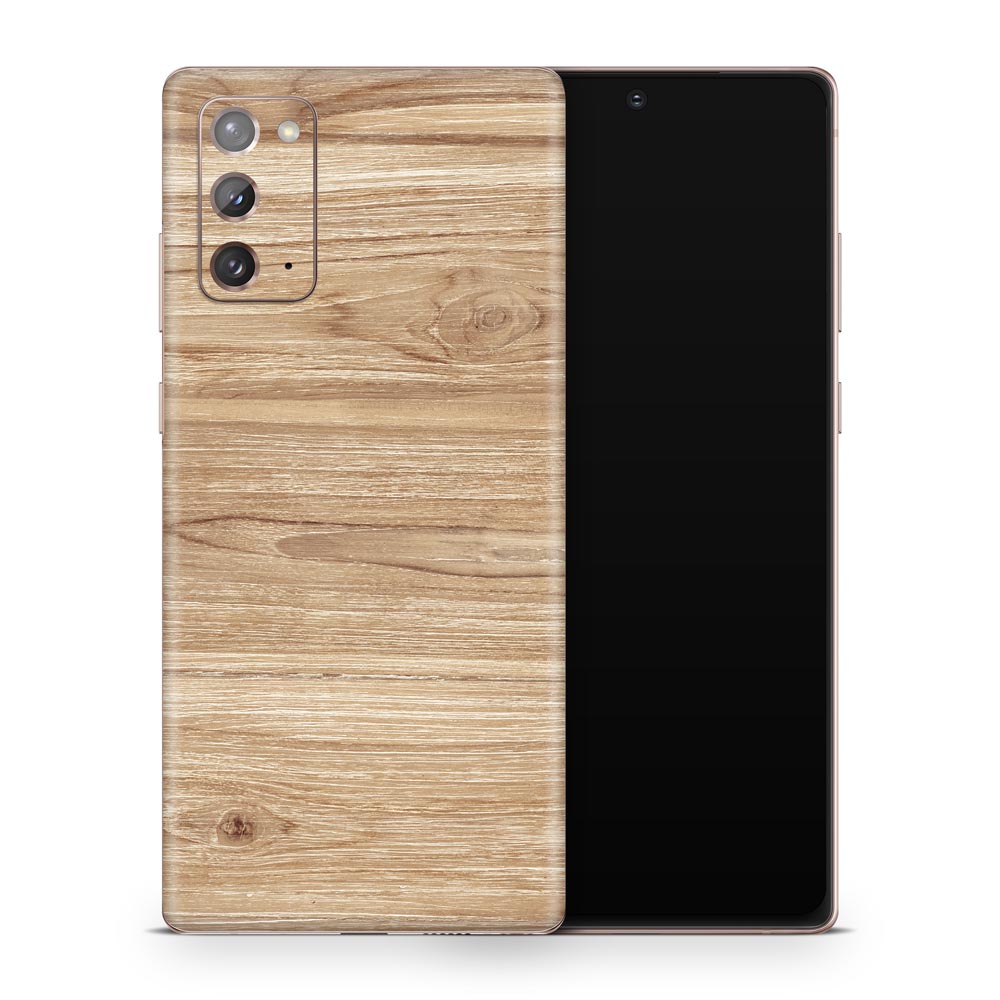 Beech Wood Galaxy Note 20 Skin