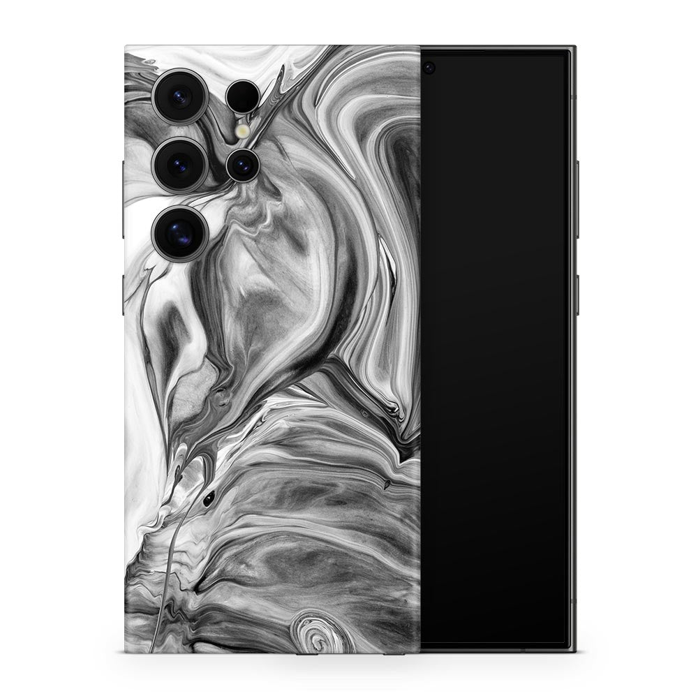 BW Marble Galaxy S24 Skin