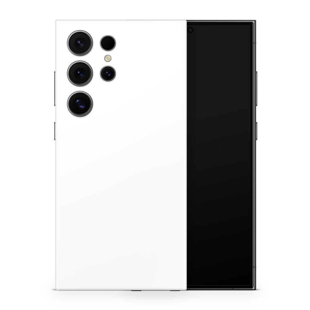 White Galaxy S24 Skin