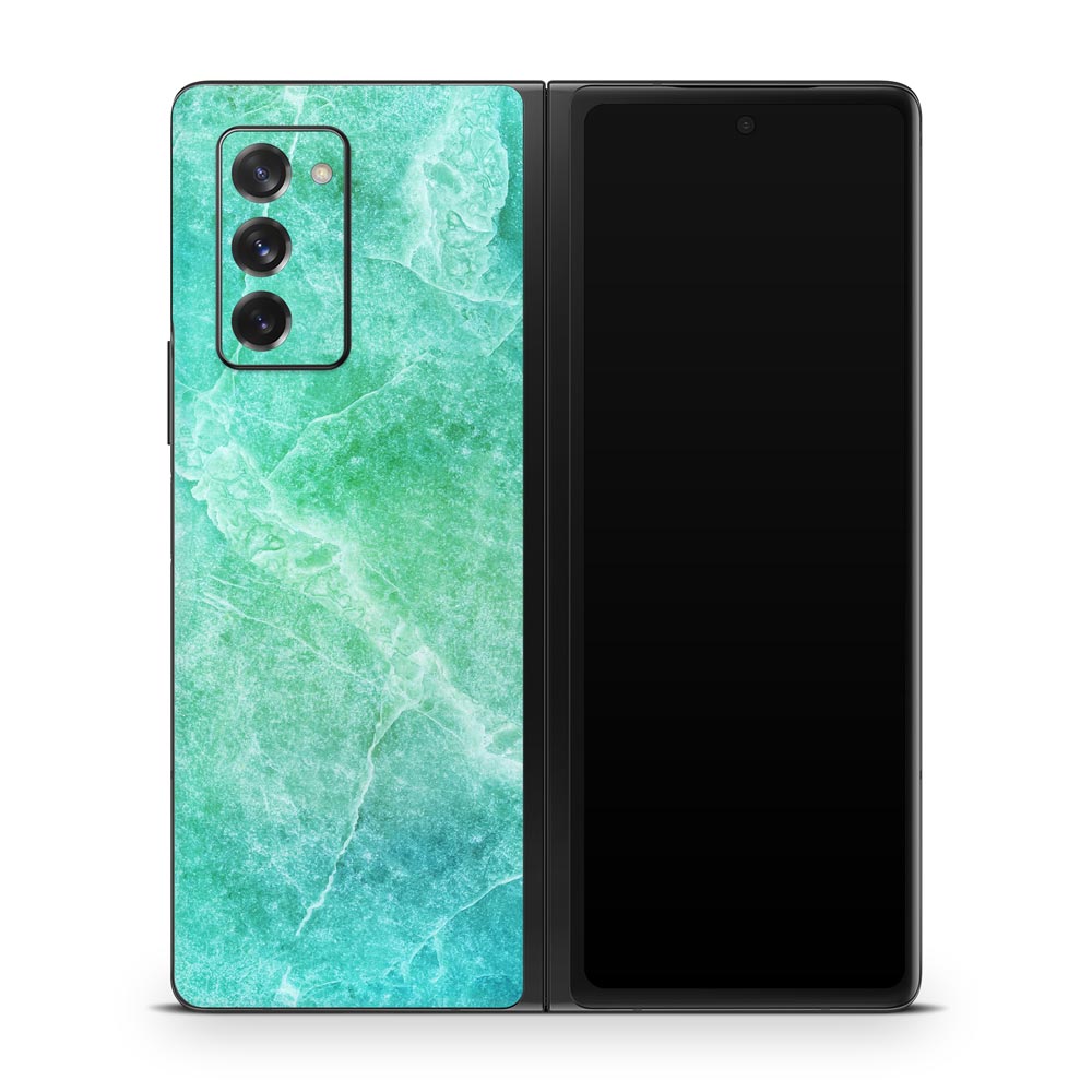 Aqua Marble Galaxy Z Fold 2 Skin