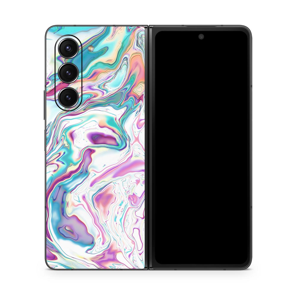 Acrylic Ripple Lt Galaxy Z Fold 5 Skin