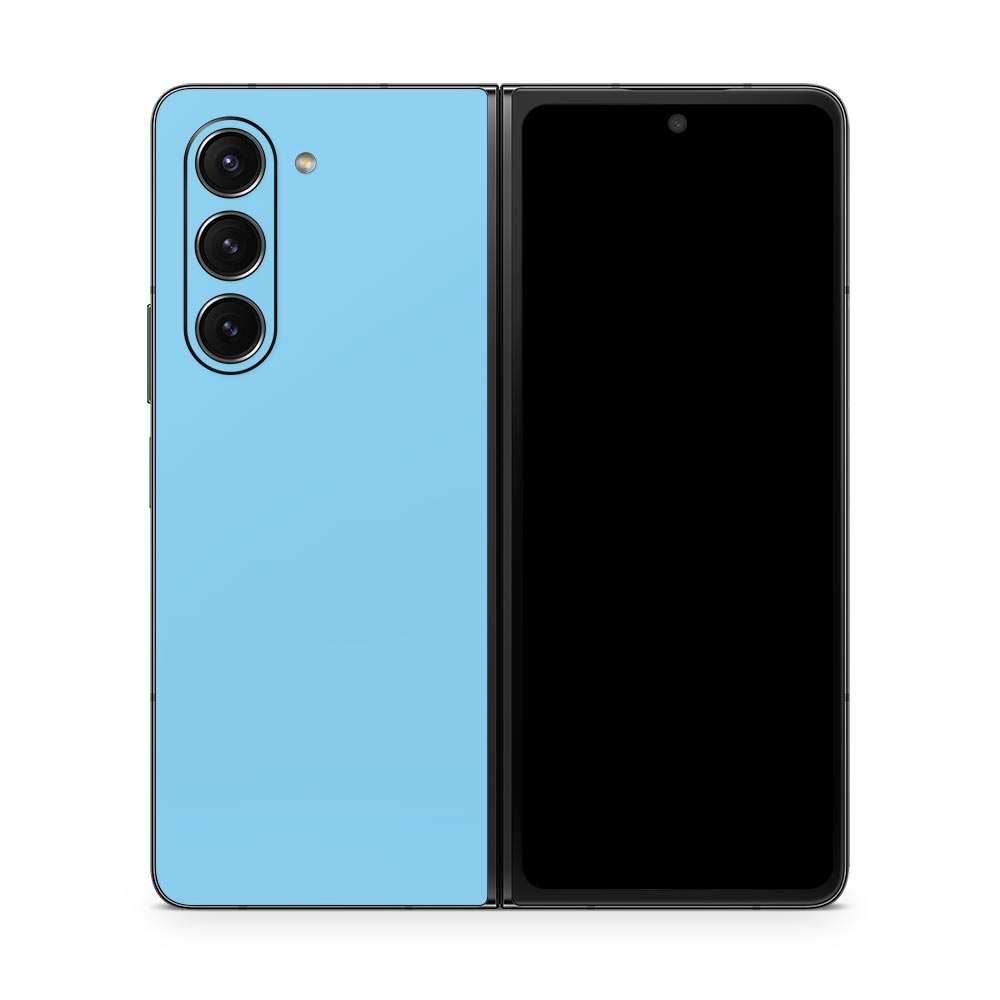 Baby Blue Galaxy Z Fold 5 Skin