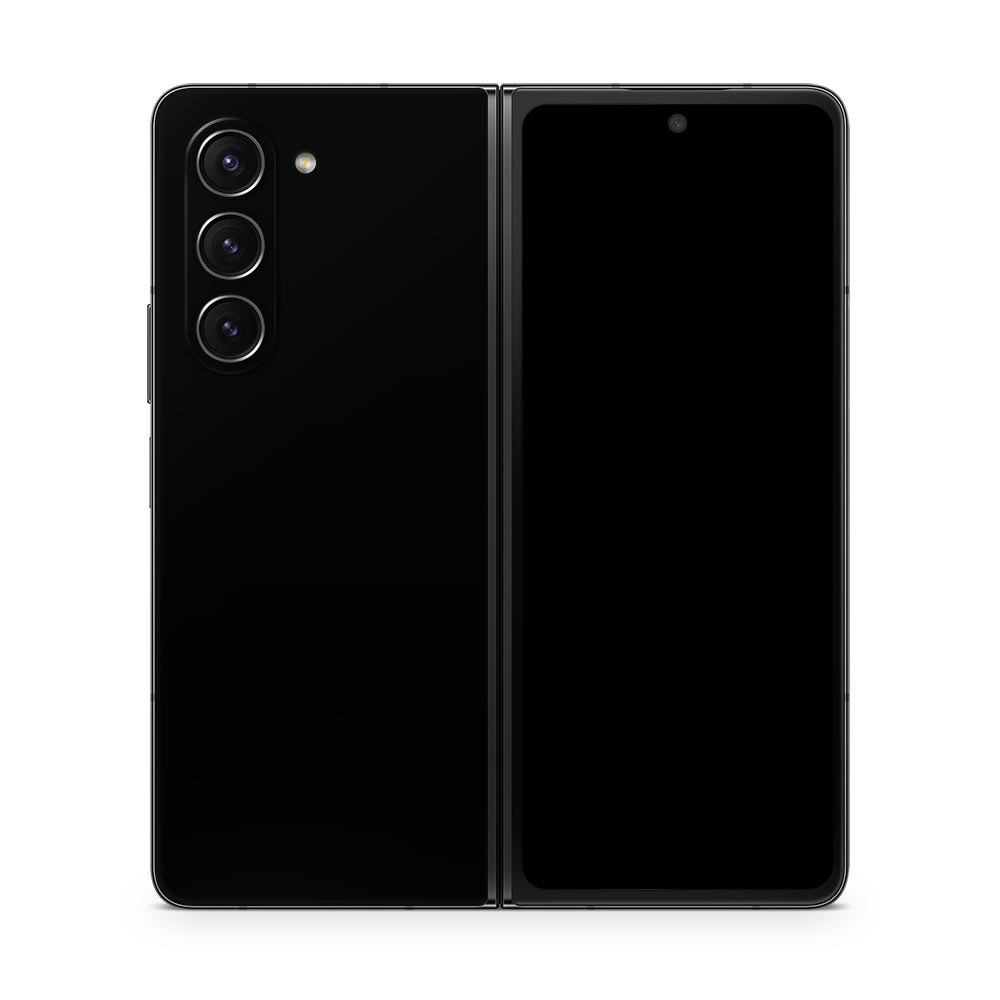 Black Galaxy Z Fold 5 Skin