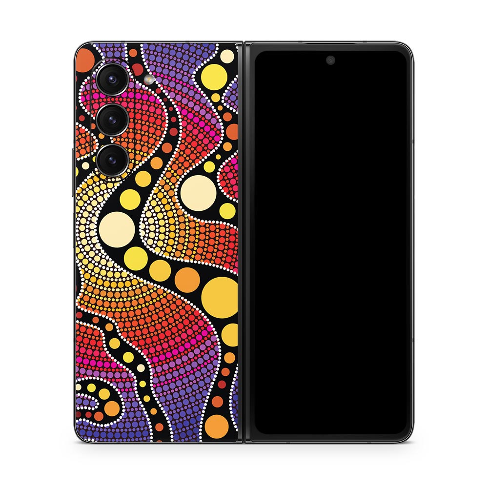 Sunset River Galaxy Z Fold 5 Skin