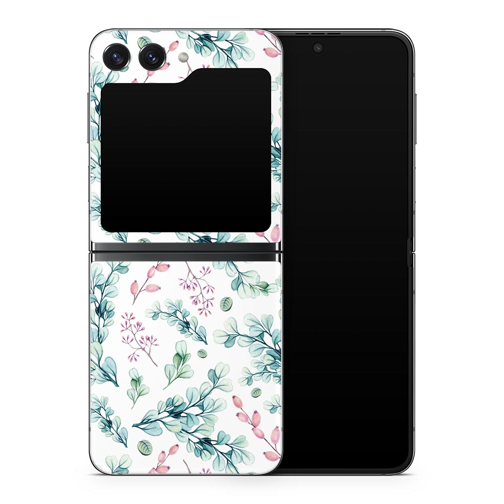 Berry Leaf Galaxy Z Flip 5 Skin