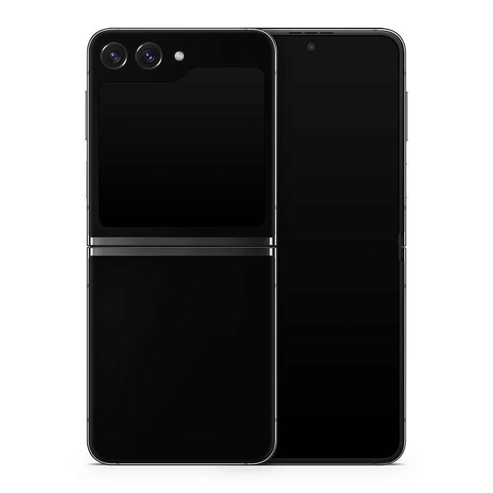 Samsung Galaxy Z Flip Skin - Black | SkinWraps Australia Samsung Galaxy Z Flip Skin - Black | SkinWraps Australia