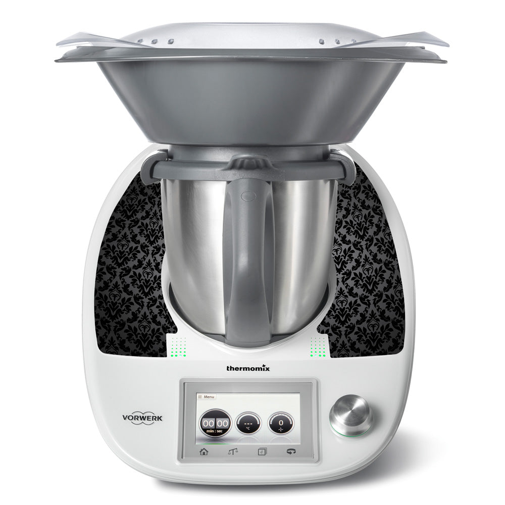Damask Black Thermomix TM5 Minimal Skin