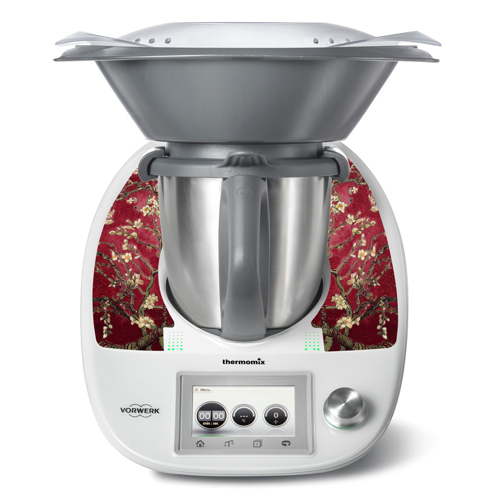 Red Blossoming Almonds Thermomix TM5 Minimal Skin