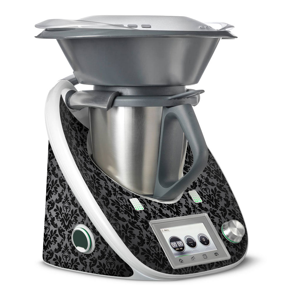 Damask Black Thermomix TM5 Skin