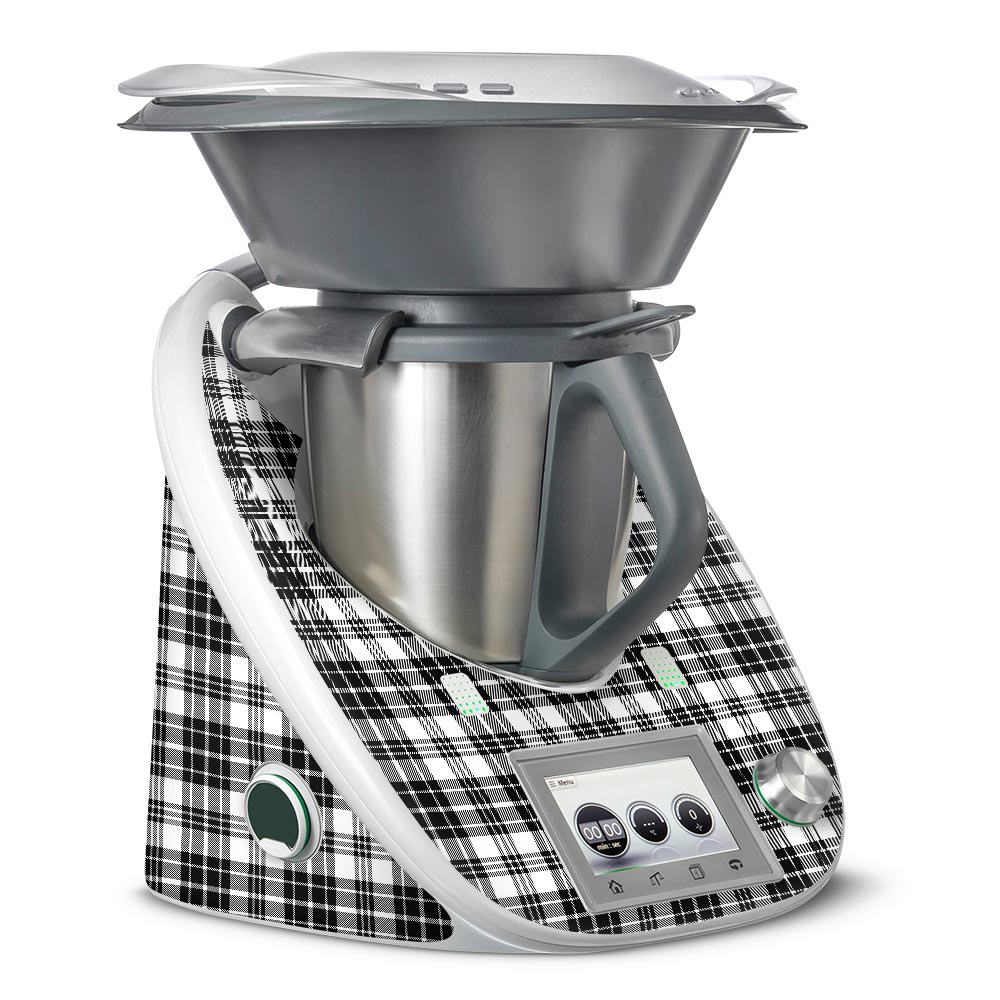 Black Plaid Thermomix TM5 Skin