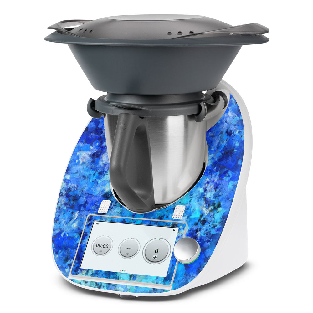 Aqua Blue Thermomix TM6 Front Skin