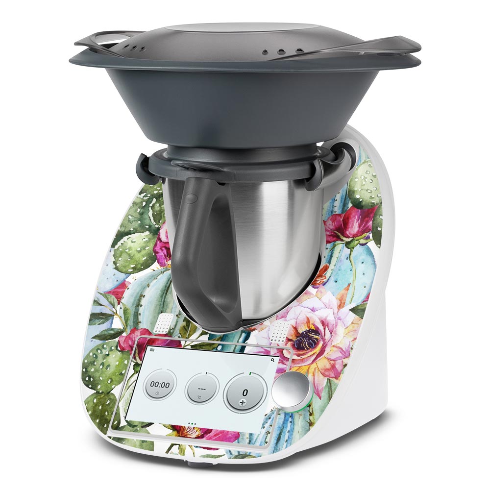 Cactus Flower Thermomix TM6 Front Skin