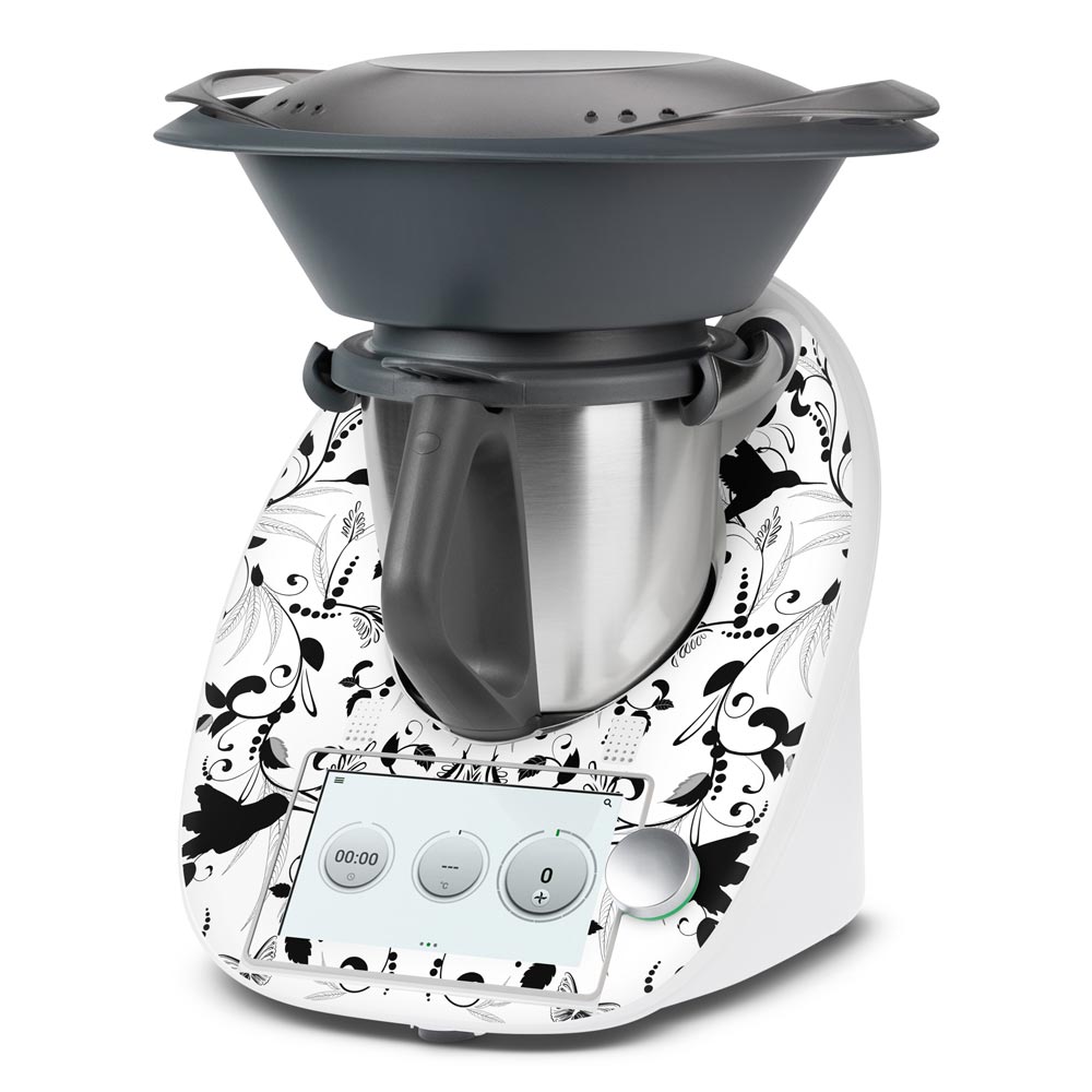 Floral Elegance Thermomix TM6 Front Skin