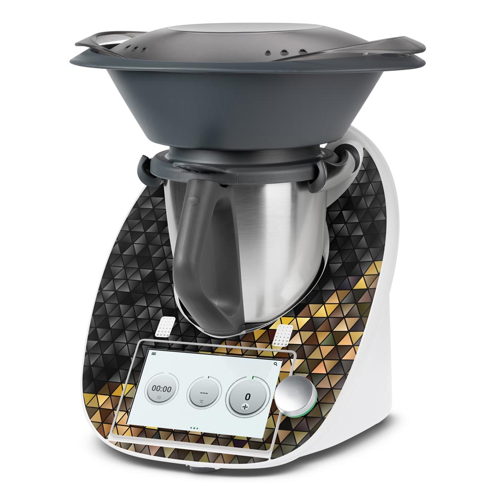 Geo Black Ombre Thermomix TM6 Front Skin