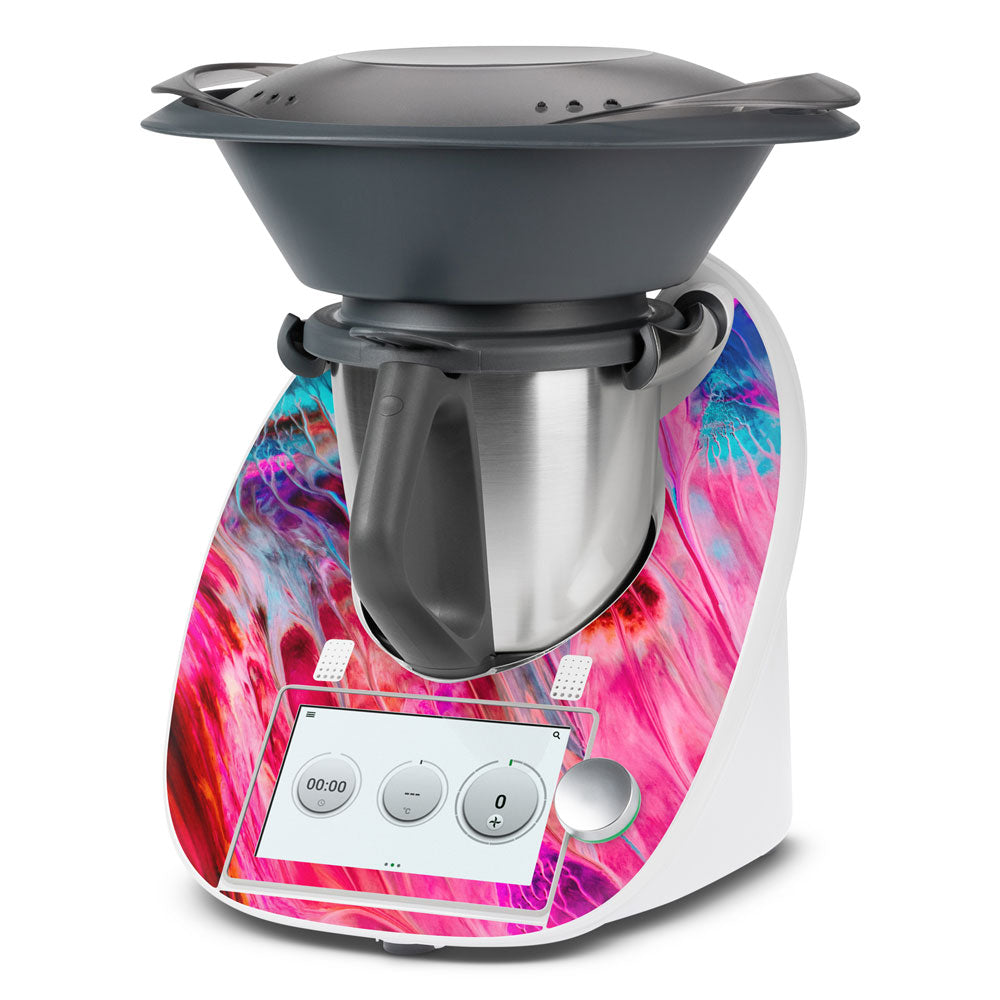 Pink Abstract Thermomix TM6 Front Skin