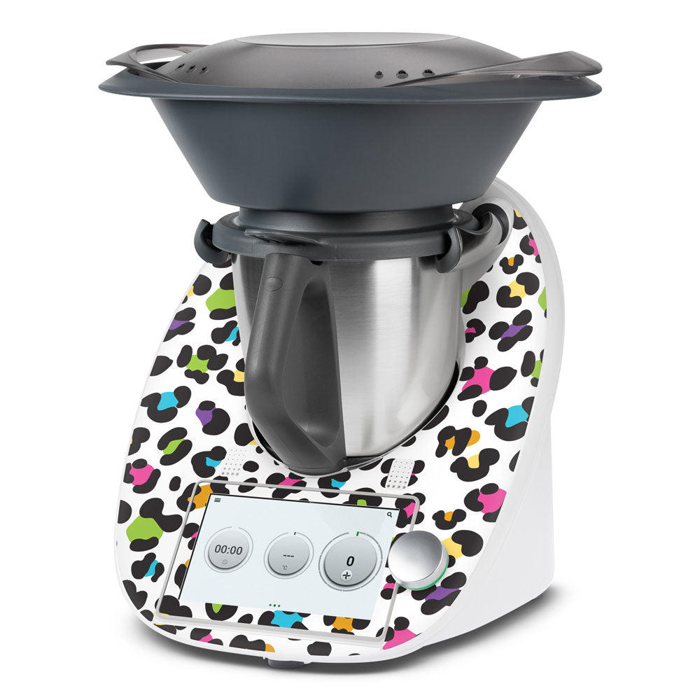 Rainbow Leopard Thermomix TM6 Front Skin