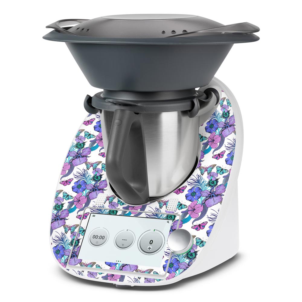 Orchid Butterfly Thermomix TM6 Front Skin