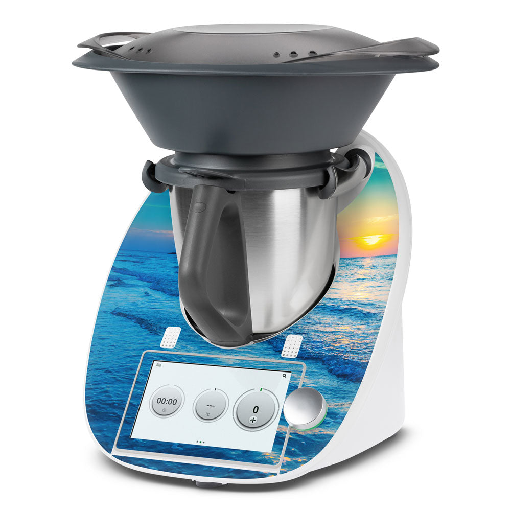 Paradise Blue Thermomix TM6 Front Skin