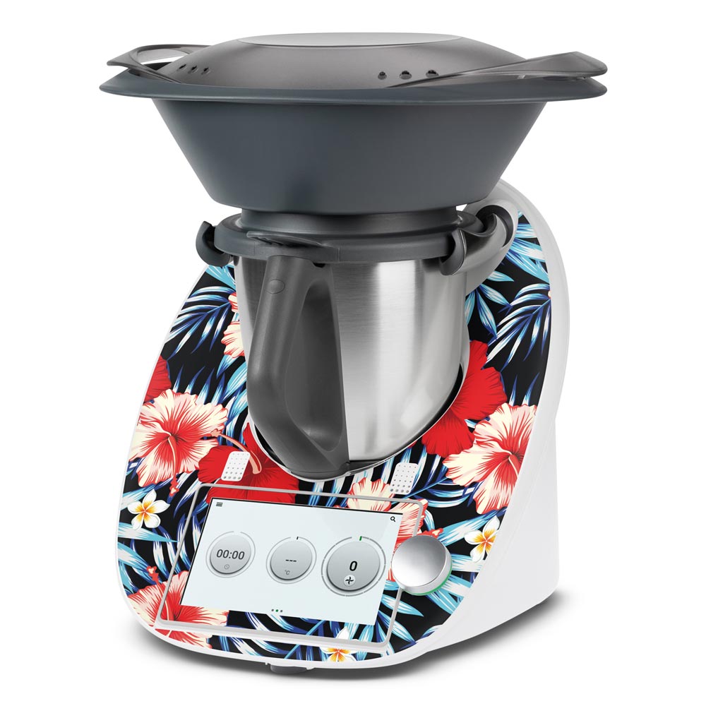 Tropical Hibiscus Thermomix TM6 Front Skin