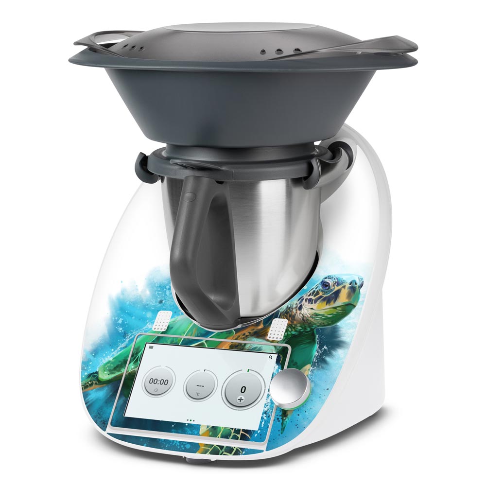 Turtle Splash Thermomix TM6 Front Skin