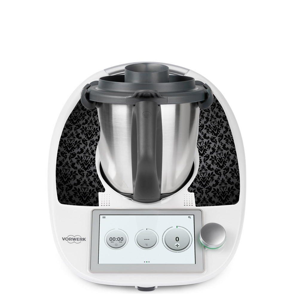 Damask Black Thermomix TM6 Minimal Skin