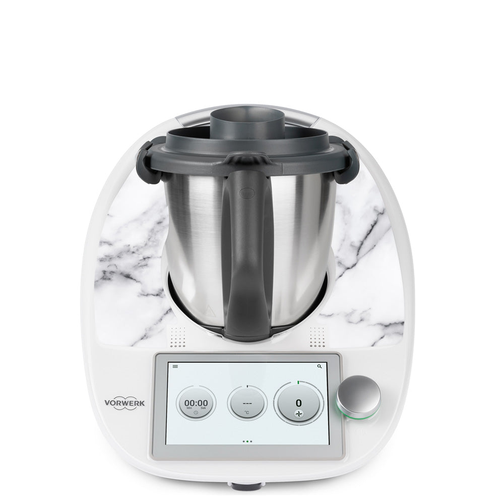 White Marble III Thermomix TM6 Minimal Skin