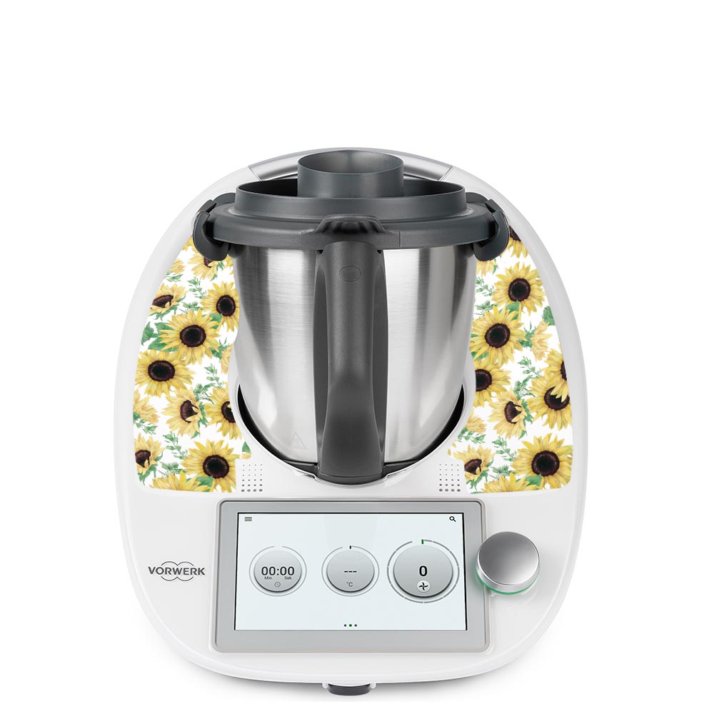 Watercolour Sunflower Thermomix TM6 Minimal Skin