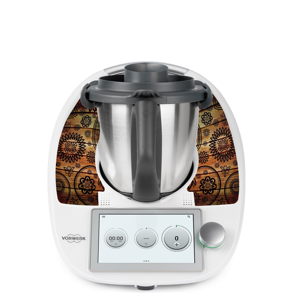 Floral Wood Thermomix TM6 Minimal Skin