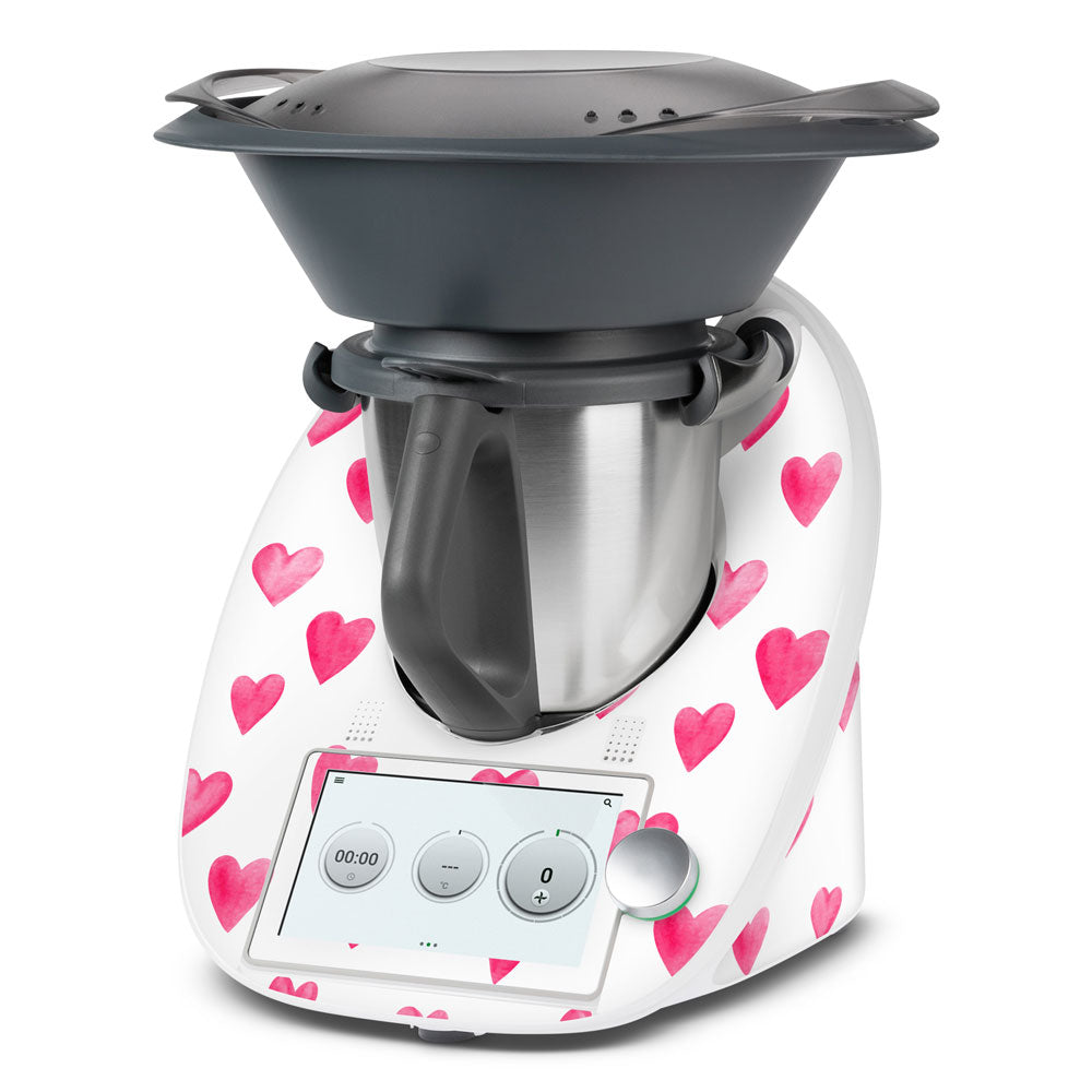 Pink Hearts Thermomix TM6 Skin