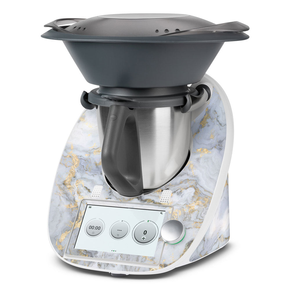 Curly Gold Marble Thermomix TM6 Skin