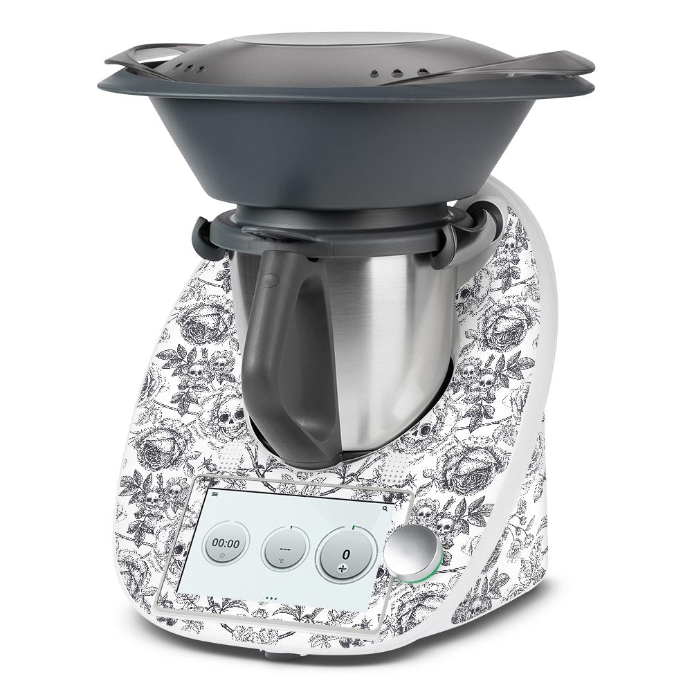 BW Skull & Roses Thermomix TM6 Skin