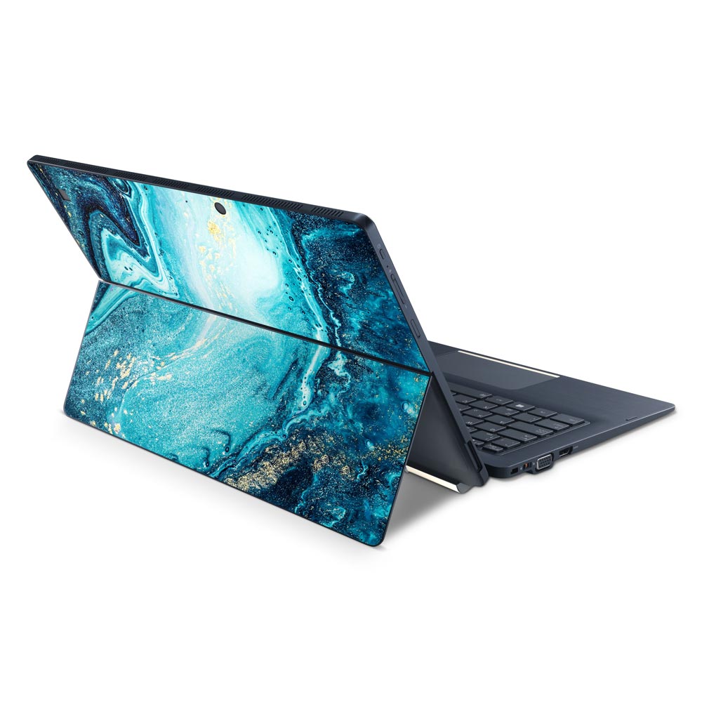 Blue River Marble Toshiba X30T Skin