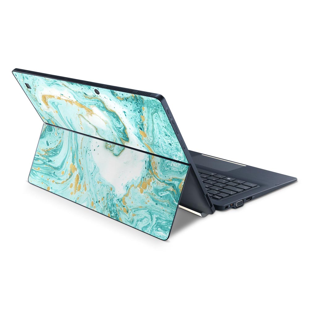 Ocean Marble Swirl Toshiba X30T Skin