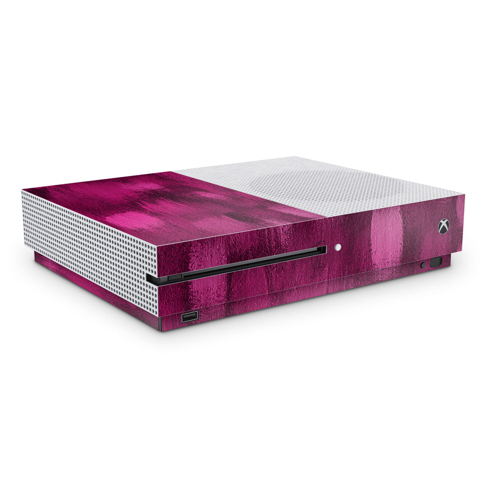 Brushed Pink Xbox One S Console Skin