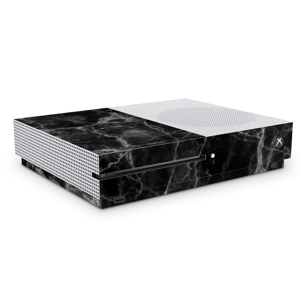 Black Marble Xbox One S Console Skin