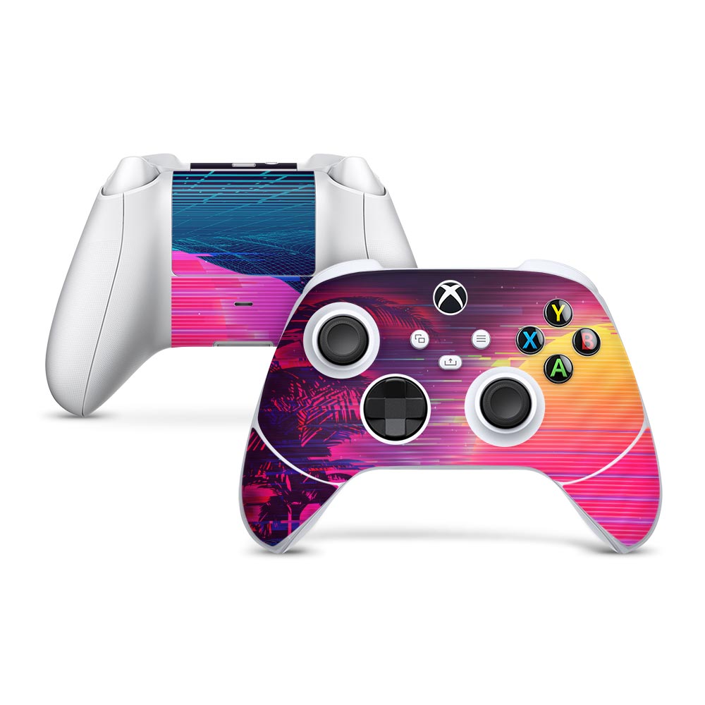 Glitched Retro Xbox Series S Controller Skin