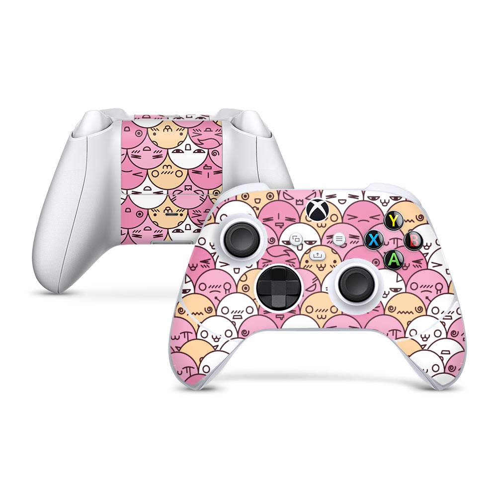 Kawaii Crowd Xbox Series S Controller Skin