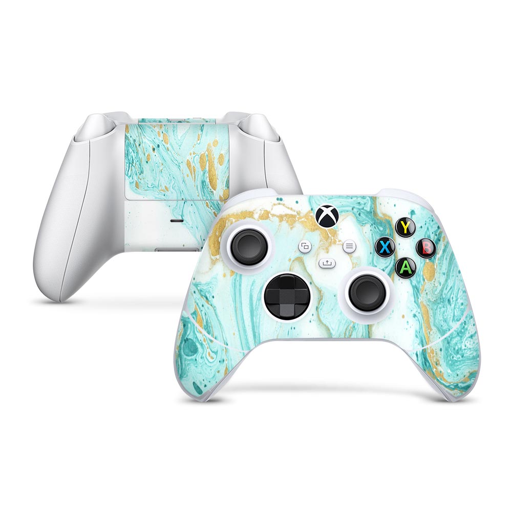 Ocean Marble Swirl Xbox Series S Controller Skin