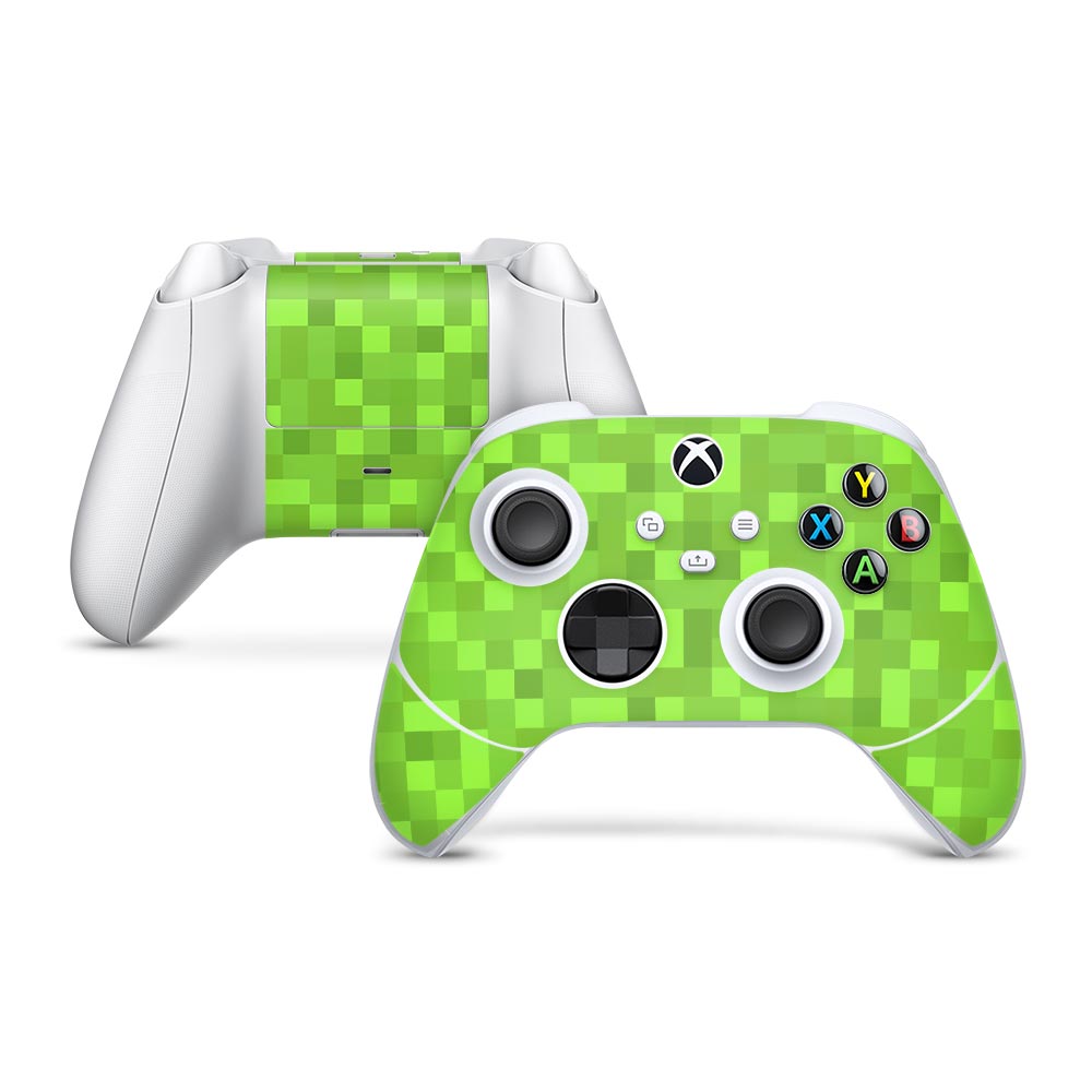 Pixel Lime Xbox Series S Controller Skin
