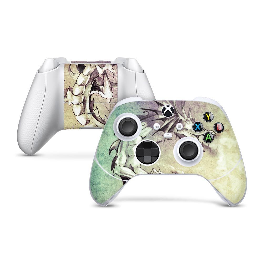 Sketch Dragon Xbox Series S Controller Skin