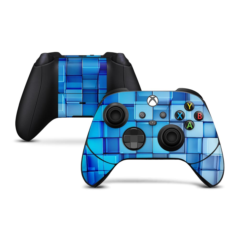 Four Square Blue Xbox Series X Controller Skin