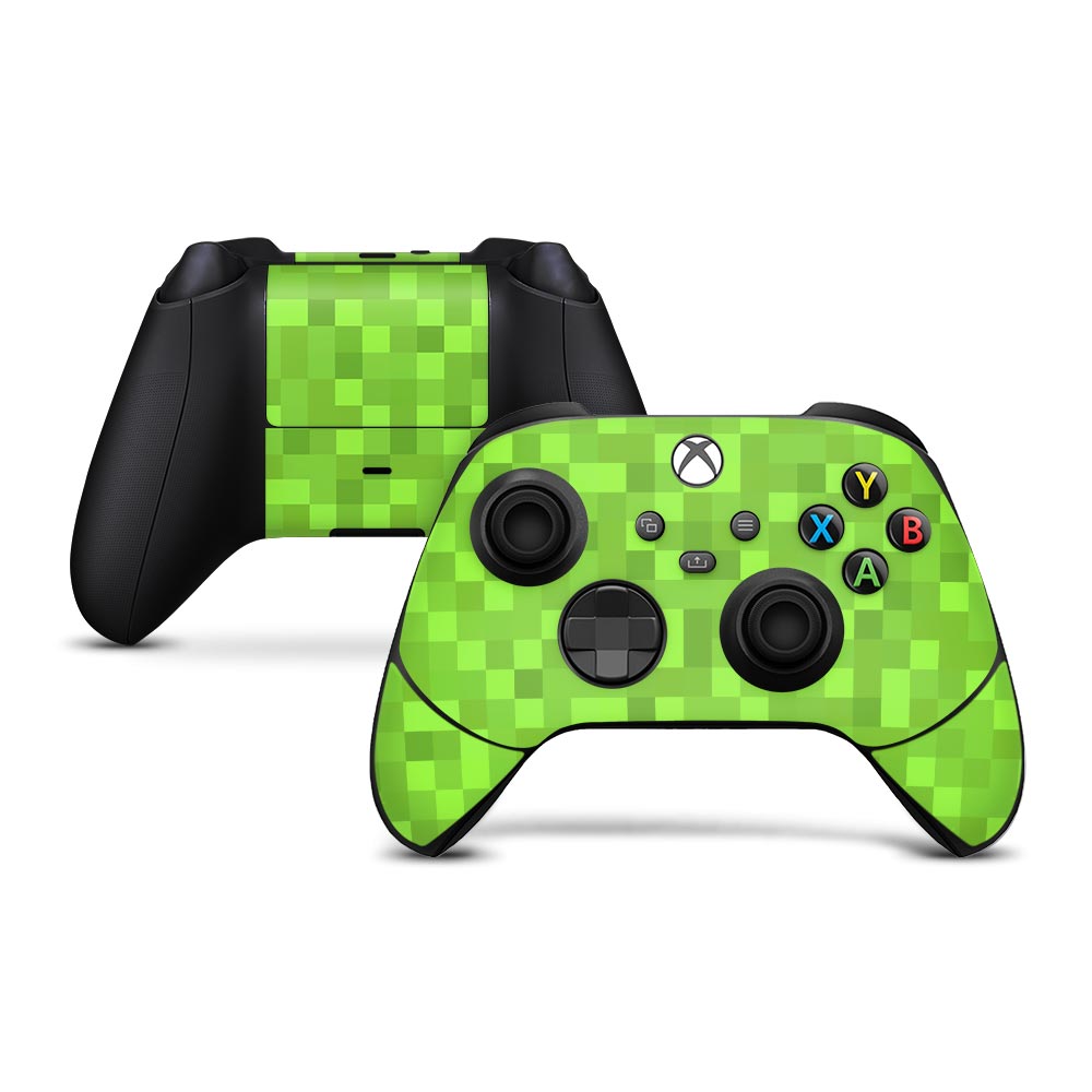 Pixel Lime Xbox Series X Controller Skin