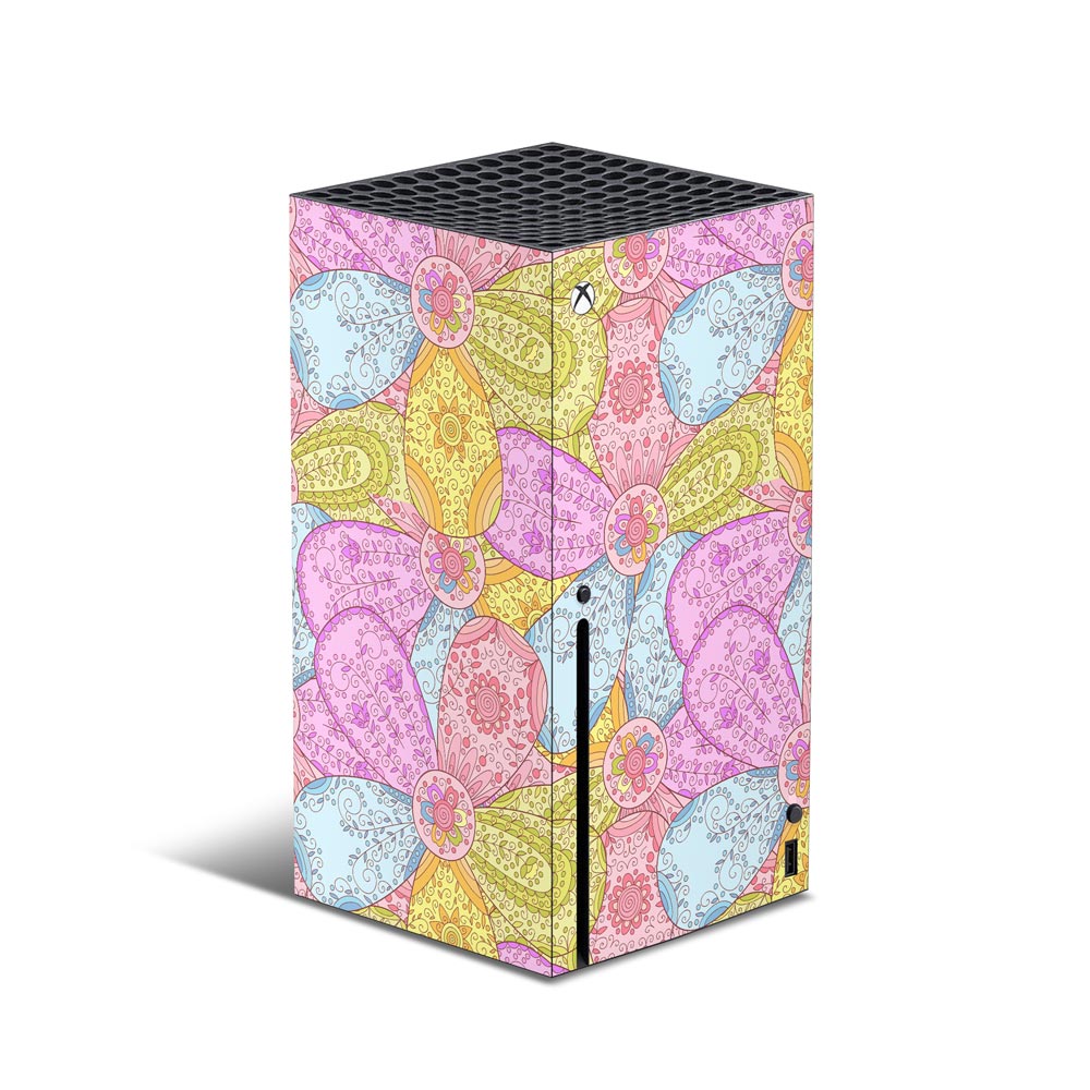 Happy Flowers Xbox Series X Skin