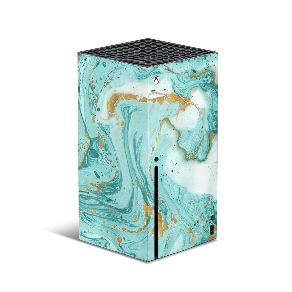 Ocean Marble Swirl Xbox Series X Skin